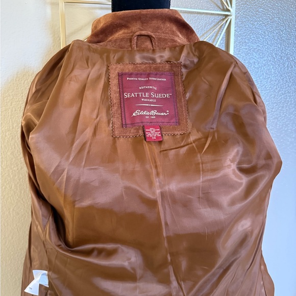 Eddie Bauer Women's Suede Jacket size  XS - Picture 6 of 7
